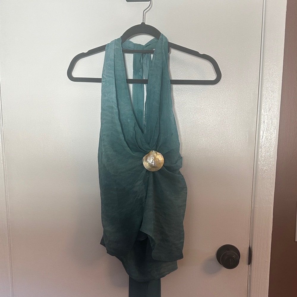 Peppermayo tie dye shell dress